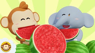 Makan Buah Semangka 🍉 Makan Buah Sehat  Lagu Anak Anak  Lagu Anak Indonesia Balita [upl. by Yeclehc]