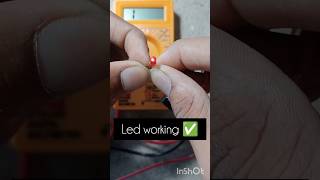 Led 💡test with digital multimeter EBolt [upl. by Oren]