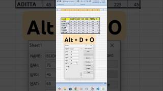 Excel From 👍  Data Entry Form in Excel  ytshorts shorts excel exceltutorial exceltips [upl. by Nrev]