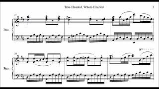 TrueHearted WholeHearted piano solo arranged by Matthew Zisi [upl. by Hescock215]