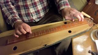 “Angel Band” on fiddle case mountain dulcimer [upl. by Naihtniroc]