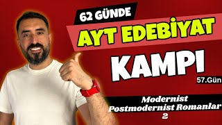 Modernizmi ve Postmodernizmi Esas Alan Eserler 2  62 Günde AYT EDEBİYAT Kampı 2024 PDF 📌 57Gün [upl. by Oloapnaig]