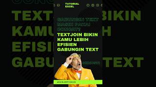 GABUNG TEXT DENGAN TEXTJOIN  CONCAT UDAH GA JAMAN exceltips excelindonesia exceltricks [upl. by Eilarol870]