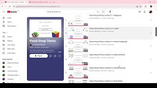 Review Visual Group Theory [upl. by Ennaitak]