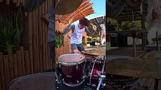 ITS MY LIFE  WATER drumcover drums drummer shorts shortvideo funny [upl. by Abelard864]