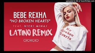 Bebe Rexha  No Broken Hearts Spanish Version  Giorgio [upl. by Kcuhc103]