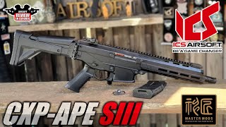 CXPAPE SIII EBB de ICS  Airsoft Review en Español [upl. by Ueihttam]