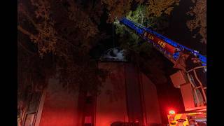 Jacksonville Fire Rescue responds to apartment complex fire in the attic [upl. by Damian]