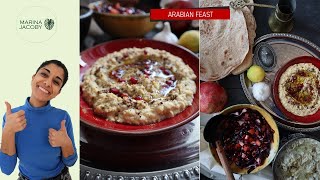 ARABIAN FEAST  orientalische Vorspeisen  schnell vegan amp einfach [upl. by Weslee]