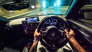 POV MOTORWAY DRIVE IN A 730BHP BMW M140I NIGHT TIME [upl. by Ydoj681]