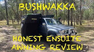 HONEST REVIEW  BUSHWAKKA SHOWER ENSUITE AWNING [upl. by Vahe]