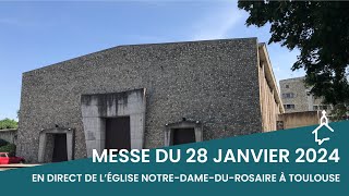 Messe du 28 janvier 2024 – Le Jour du Seigneur [upl. by Anelet]