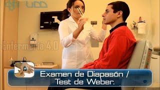 🌟EXAMEN DE DIAPASÓN  TEST DE WEBER🌟 [upl. by Themis]