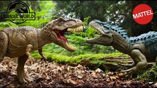 Jurassic World Chaos Theory All Out Attack TRex Mattel Epic Evolution [upl. by Redman]