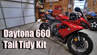 Want a Sleek Daytona 660 Watch This EVO Tech tail tidy Installation Now [upl. by Mauretta903]