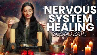 Parasympathetic Nervous System Healing Frequency Music  Sound Bath Meditation [upl. by Aramac]