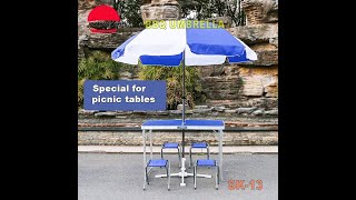 SK13 BBQ Umbrella for Picnic Table [upl. by Ardiedak]