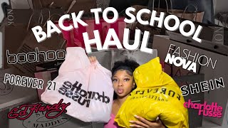 Back To School Haul Ed Hardy Fashion Nova Shein amp MORE  michelle faleese [upl. by Sargent500]