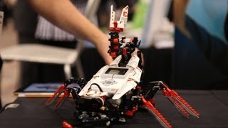 New Lego Mindstorms EV3 Robotic Kits Debut at CES 2013 [upl. by Dranyl573]