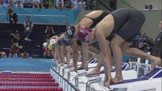 Womens Swimming 50m Freestyle  SemiFinals  London 2012 Olympics [upl. by Ynehpets557]