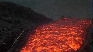 Real Footage Lava Flowing [upl. by Namwen]