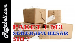 Paket Ukuran 1 Meter Kubik Itu Seberapa Besar Sih [upl. by Sonafets613]