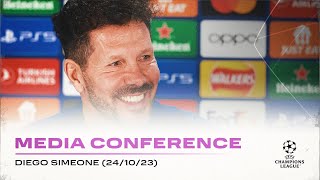 Full Atletico Madrid Media Conference Diego Simeone 241023 [upl. by Nalro457]