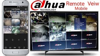 How to Dahua Dvr mobile view Configure by help anyone [upl. by Javed]