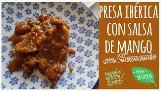 Presa ibérica y salsa de mango con Thermomix [upl. by Eseeryt]