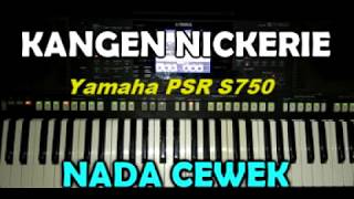 KANGEN NICKERIE Didi Kempot KARAOKE NADA CEWEK by Saka [upl. by Ennaeus]