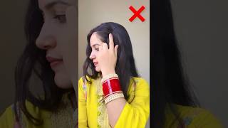 Stop doing this ❌  hairstyle hairtutorial hairhacks shorts [upl. by Neeruan]