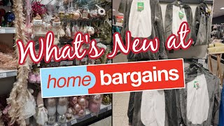 WHATS NEW AT HOME BARGAINS NOVEMBER 2020 [upl. by Anerbes166]