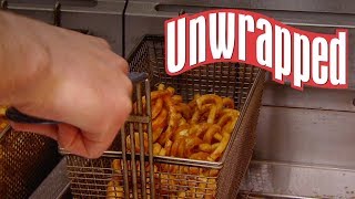 How Arbys Curly Fries Are Made from Unwrapped  Unwrapped  Food Network [upl. by Rask]