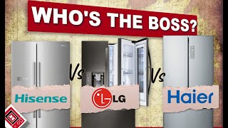 LG vs Hisense vs Haier Thermocool  Best Refrigerator Brand [upl. by Augustine]