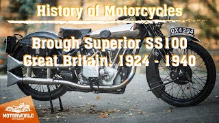 Brough Superior SS100  1928 Great Britain Review amp testdrive [upl. by Tolliver]