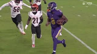 Lamar Jackson Highlights Vs Bengals Week 10 2024 [upl. by Berl616]