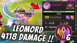 IMMORTAL LEOMORD FULL STACKS  EPIC COMEBACK  MAGIC CHESS MOBILE LEGENDS [upl. by Alyakcm]