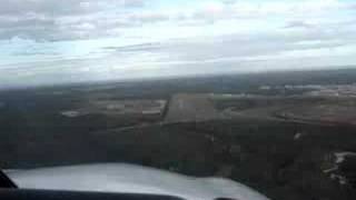 Landing at Caboolture Australia Rwy 12 Cockpit View [upl. by Ssilb]