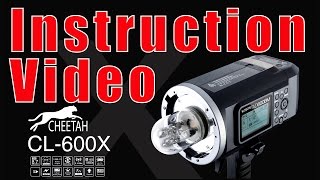 Cheetahstand Cheetah Light Cl600x  Godox Ad600 Instruction Video [upl. by Atteve]