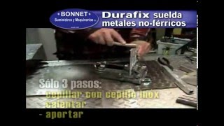 VARILLAS DURAFIX PARA SOLDAR ALUMINIO CANARIAS [upl. by Mmada438]