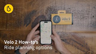 Velo 2 HowTo Ride planning options [upl. by Barber]