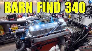 Barn Find MOPAR 340 on the DYNO  Racing Family Memories [upl. by Maice]