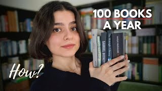 How I Read 100 Books a Year  Tips for Reading More in 2025 [upl. by Spenser185]