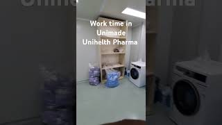 Work time in Unimade Unihelth Pharma reelsvideoシ shortsvideos WashingMachineRepair [upl. by Pallua]