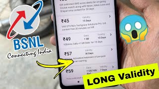 BSNL long validity plan for 3 months  BSNL cheapest long validity recharge plan 2024 [upl. by Enelad137]