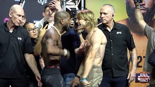 INTENSE UFC 304 Bobby King Green vs Paddy Pimblett Weigh in Face Off [upl. by Abbi855]