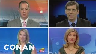 Newscasters Agree Yeah Baby Edition  CONAN on TBS [upl. by Cordell]