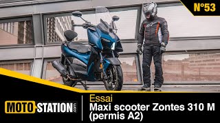 Essai scooter Zontes 310 M  un 300 cm3 qui quotavionnequot pour le prix dun 125 cm3 [upl. by Axel749]