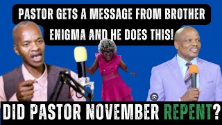 Pastor November vs Brother Enigmas message vs Bible verses English translation [upl. by Aeret]