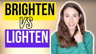 BRIGHTENING VS LIGHTENING SKINCARE EXPLAINED [upl. by Bridwell]